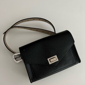 Rebecca Minkoff Chain Clutch Crossbody Belt Bag